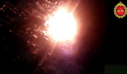 Rusya Ukrayna'nın İHA kontrol merkezini işte böyle vurdu