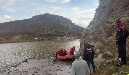 Baraj göletine düşen gençten acı haber