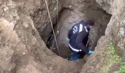 Polis, define avcılarının kazdığı çukura böyle girdi