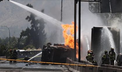 Şili'de gaz yüklü tanker patladı!
