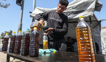 Gazzeliler destan yazıyor. Atık plastikten yakıt ürettiler