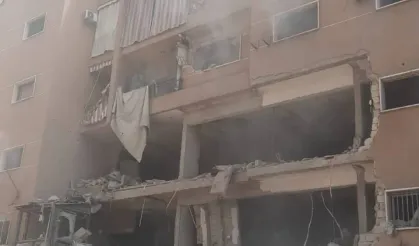 Siyonistlerden Beyrut'ta bir binaya suikast saldırısı