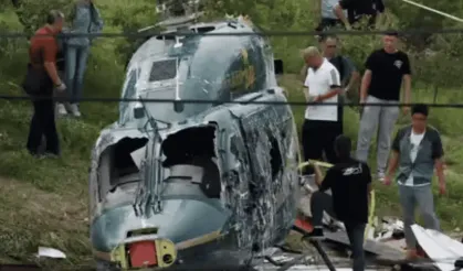 Petrol şirketine ait bir helikopter düştü: 14 ölü!