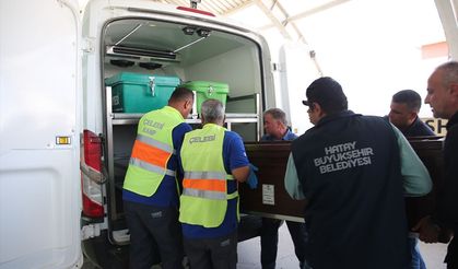 Arabistan'da yangında ölen 4 Türkiye vatandaşının cenazeleri Hatay'a getirildi