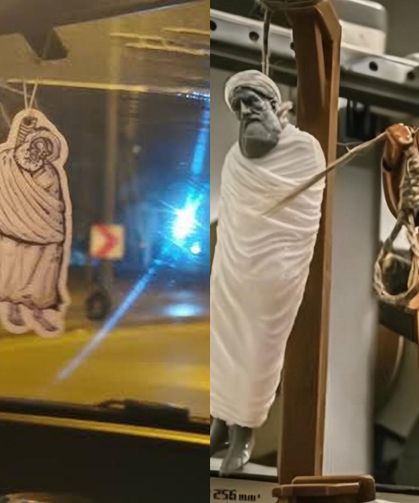 Şeyh Said'in idam sehpasındaki maketini araba süsü olarak kullanan hadsize ceza! Satışlarına yasak geldi