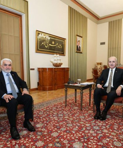 HÜDA PAR Genel Başkanı Yapıcıoğlu, TBMM Başkanı Kurtulmuş ile görüştü!