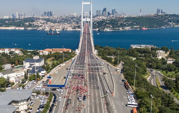 15 Temmuz Şehitler Köprüsü, şehitleri anma koşusu için hazır