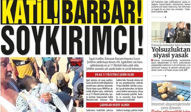 Gazze aralıksız bombalanıyor! KATİL! BARBAR! SOYKIRIMCI!