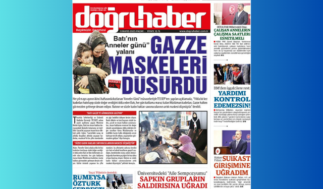 Batı’nın “Anneler günü” yalanı: GAZZE MASKELERİ DÜŞÜRDÜ