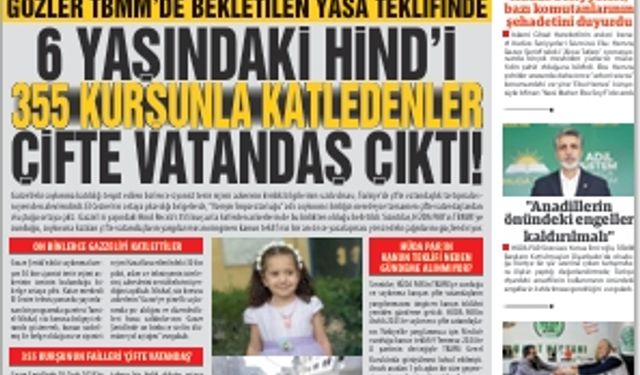 6 YAŞINDAKİ HİND’İ  355 KURŞUNLA KATLEDENLER ÇİFTE VATANDAŞ ÇIKTI!