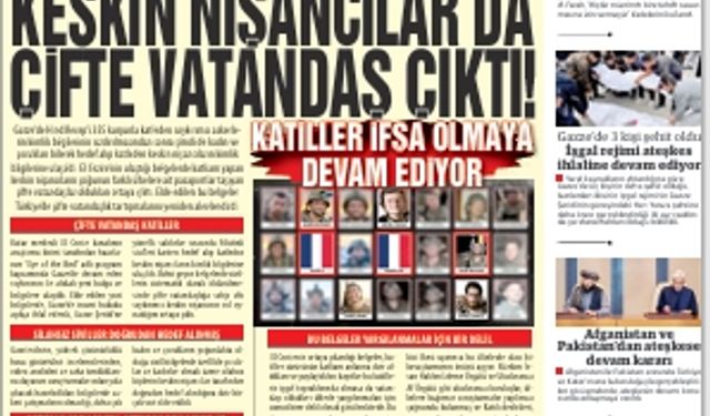 KESKİN NİŞANCILAR DA ÇİFTE VATANDAŞ ÇIKTI!  Katiller İfşa Olmaya Devam Ediyor
