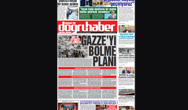 ABD ve Siyonist Rejimden Gazze’yi Bölme Planı