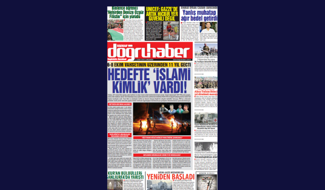 6-8 EKİM VAHŞETİNİN ÜZERİNDEN 11 YIL GEÇTİ HEDEFTE 'İSLAMİ KİMLİK' VARDI!