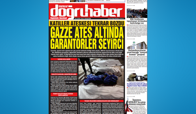 Katiller Ateşkesi Tekrar Bozdu.. Gazze Ateş Altında: Garantörler Yine Seyirci