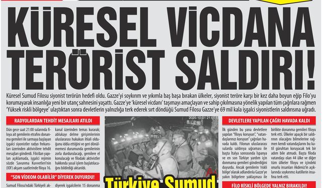 KÜRESEL VİCDANA  TERÖRİST SALDIRI!