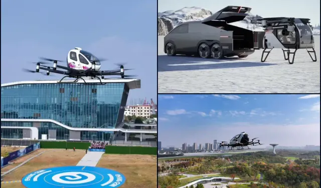 Çin, uçan otomobil çağını başlatıyor