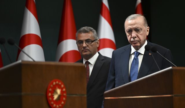Cumhurbaşkanı Erdoğan Kıbrıs meselesine en gerçekçi çözüm diyerek açıklamalarda bulundu