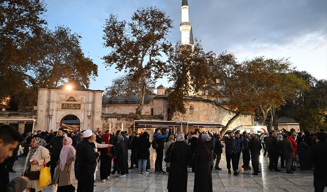 Eyüpsultan Camisi'nde Gazze için dua edildi