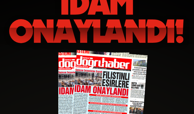 Soykırım Cezaevlerine Sıçradı  FİLİSTİNLİ ESİRLERE İDAM ONAYLANDI