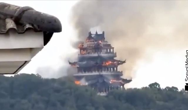 1500 Yıllık tapınakta yangın!