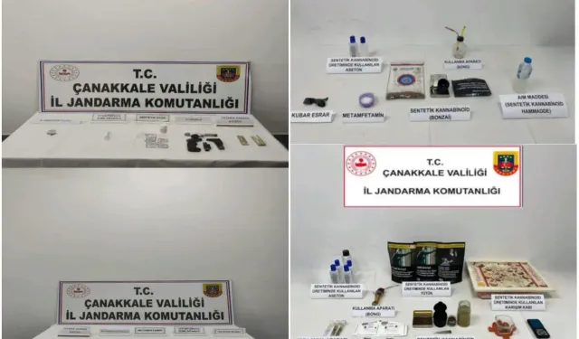 Çanakkale’de uyuşturucu operasyonu: 11 gözaltı