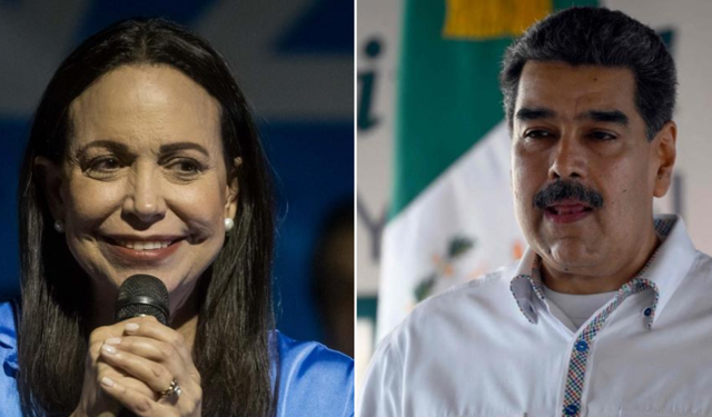 Maduro muhalif Machado'yu hedef aldı!