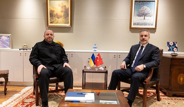 Bakan Fidan, Ukraynalı yetkili Umerov'la görüştü
