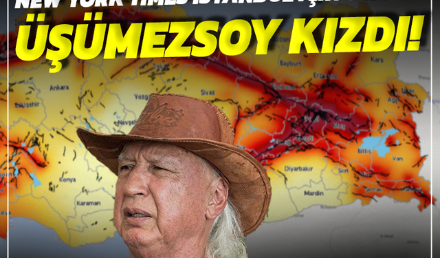 New York Times İstanbul depremini duyurdu: Üşümezsoy tepki gösterdi!