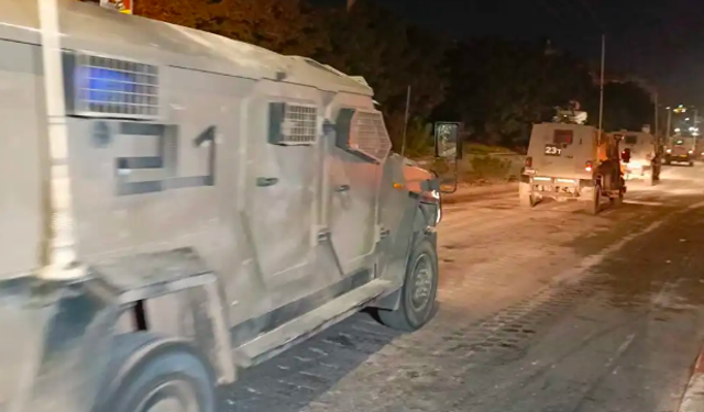 Siyonist israilden Ramallah yakınlarına saldırı!