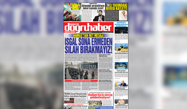 HAMAS’tan Net Mesaj: İşgal Sona Ermeden Silah Bırakmayız