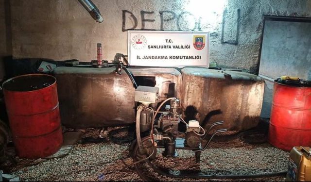 Şanlıurfa'da 1270 litre kaçak akaryakıt ele geçirildi