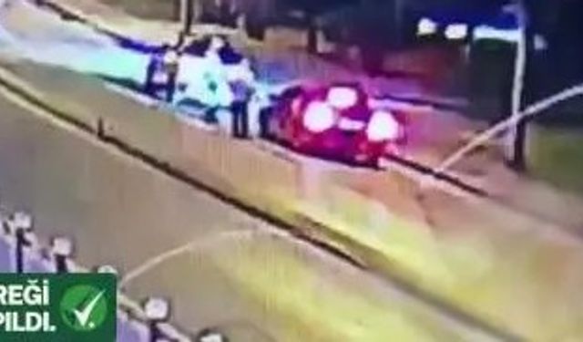 Kayseri'de polise araçla çarpan sorumsuz sürücü yakalandı