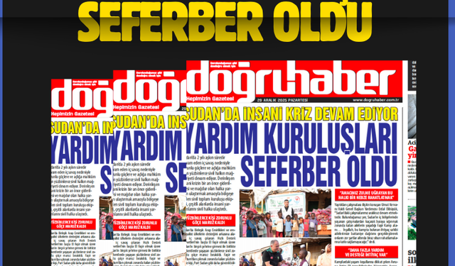 Sudan’da insani kriz devam ediyor YARDIM KURULUŞLARI SEFERBER OLDU