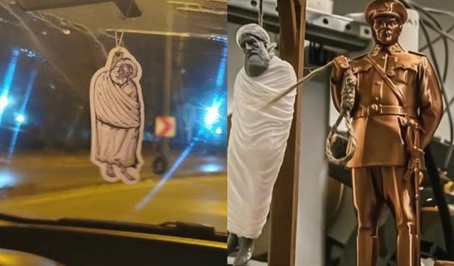 Şeyh Said'in idam sehpasındaki maketini araba süsü olarak kullanan hadsize ceza! Satışlarına yasak geldi