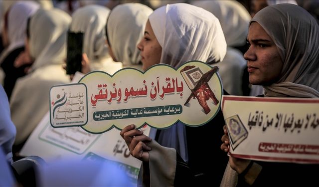 Gazze Şeridi’nde 500 hafız için icazet töreni düzenlendi