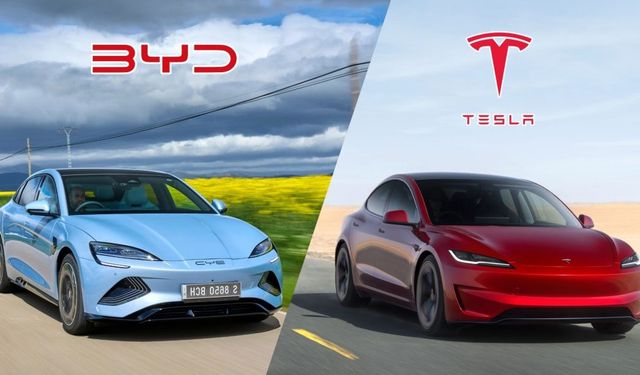 BYD, elektrikli araç satışlarında Tesla’yı geride bırakıyor