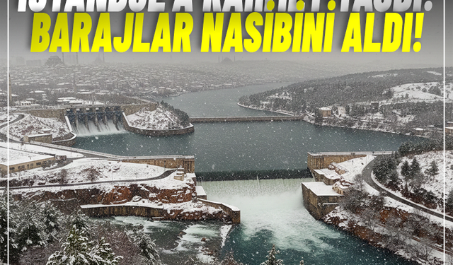 İstanbul'a rahmet yağdı: Barajlar da nasiplendi!