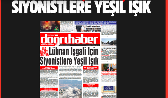 ABD Bölgeyi geriyor: Lübnan işgali için siyonistlere yeşil ışık