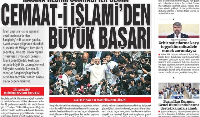 Hasina rejimi sonrası ilk seçim  CEMAAT-İ İSLAMİ’DEN  BÜYÜK BAŞARI