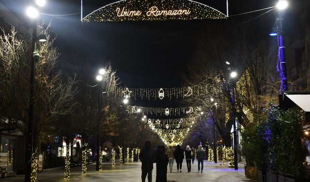Kosova ramazan vesilesiyle süslendi