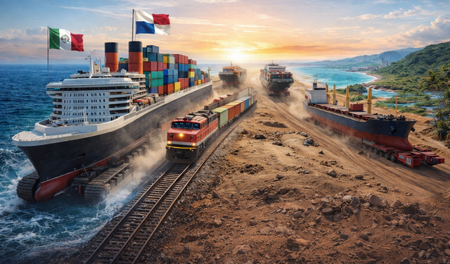 Gemiler artık denizde değil raylarda ilerliyor! İki okyanusu kara köprüsüyle birleştiren muazzam proje aktif hale geldi