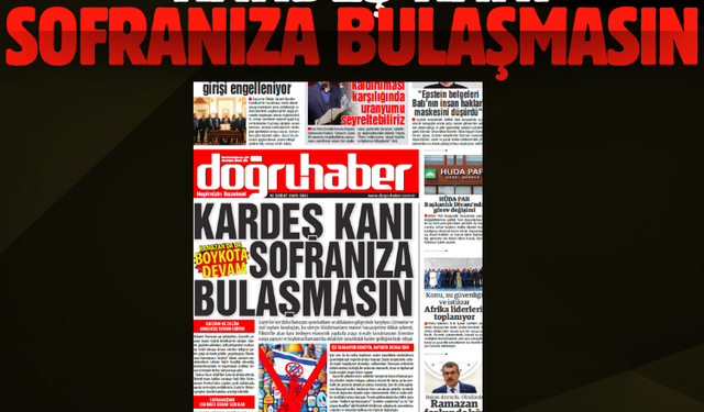 Ramazan’da da Boykota Devam  Kardeş Kanı Sofranıza Bulaşmasın