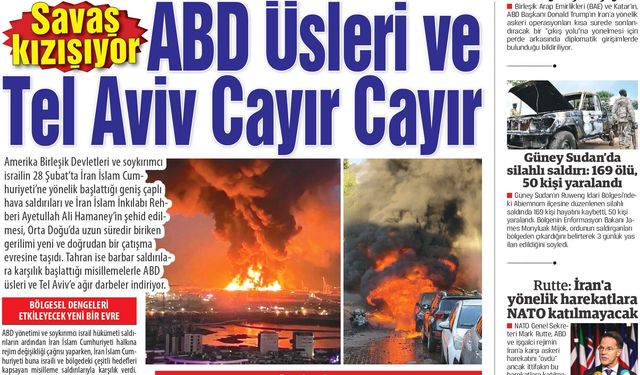 Savaş Kızışıyor...  ABD Üsleri ve Tel Aviv Cayır Cayır