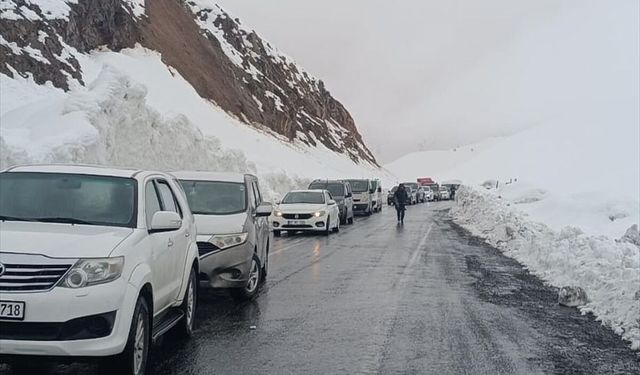 Şırnak-Hakkari kara yoluna çığ düştü