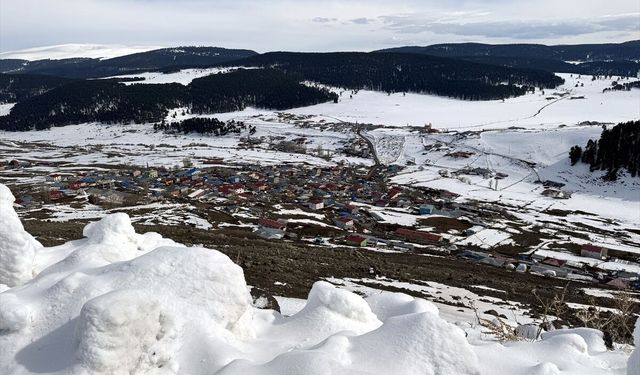 Kars ve Ardahan'da kar etkili oldu