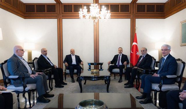 Bakan Fidan HAMAS heyeti ile bir araya geldi!