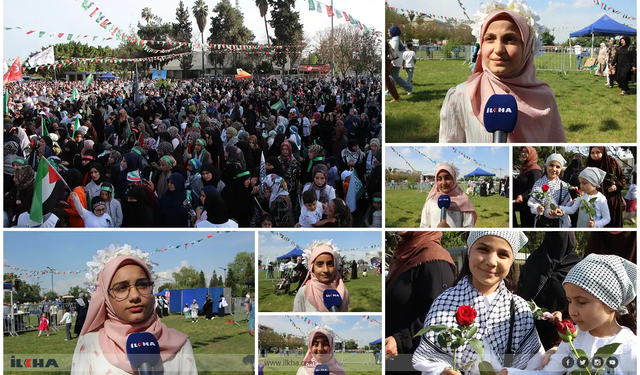 Mevlid-i Nebi etkinliğinde ilahi seslendiren çocuklardan anlamlı sözler