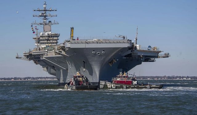 ABD'nin uçak gemisinde yangın