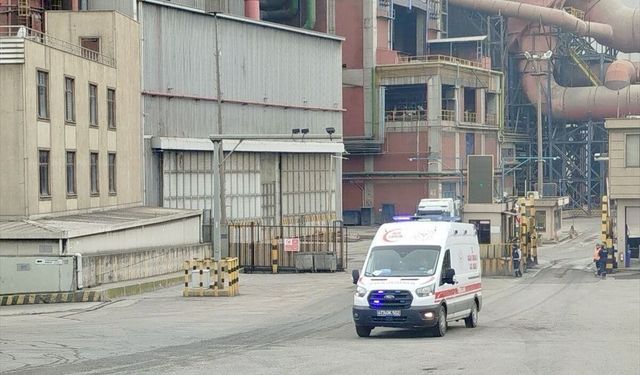 Fabrikada elim kaza: İşçiler yüksekten düştü!