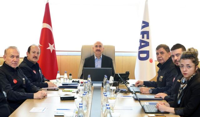 Afet yönetimi kapsamında yürütülen çalışmalar değerlendirildi!